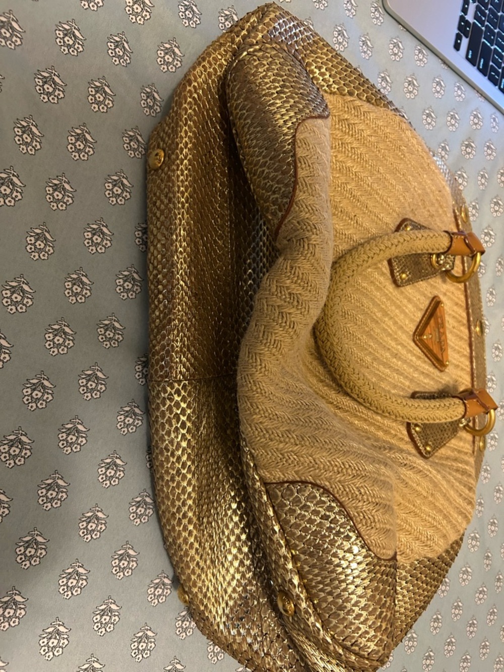 Prada Woven Satchel - Picture 10 of 10